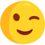 😉 Facebook / Messenger «Winking Face» Emoji - Messenger Application version