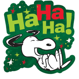 Facebook sticker Die Peanuts - Fröhliche Weihnachten #2
