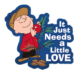 La navidad de Charlie Brown Facebook sticker #8