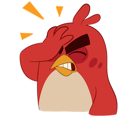 Facebook Angry Birds Sticker #2