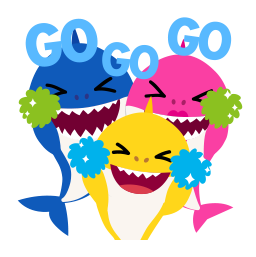 Sticker de Facebook Bébé requin #3