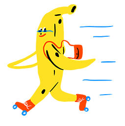 La grande fête des bananes Facebook sticker #2