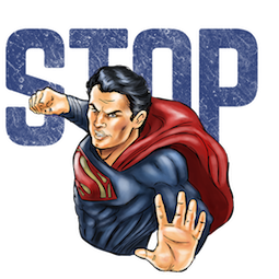 Facebook Batman V Superman Sticker #13