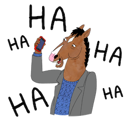 Facebook sticker BoJack Horseman #3