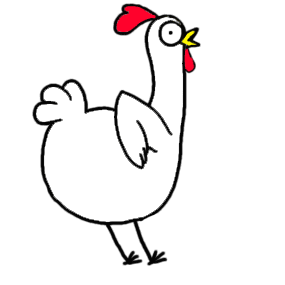 Facebook Chicken Bro Sticker #2