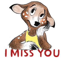 Facebook Dearest Deer Sticker #4