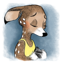 Facebook sticker Dearest Deer #14