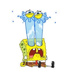 Facebook sticker F.U.N. mit SpongeBob #2