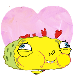 Facebook sticker F.U.N. mit SpongeBob #5