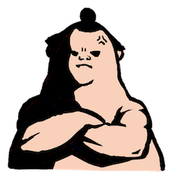 Sticker de Facebook Increíble luchador de sumo #9
