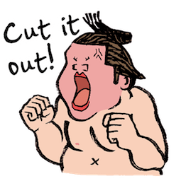 Sticker de Facebook Increíble luchador de sumo #13