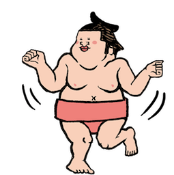 Sticker de Facebook Increíble luchador de sumo #20