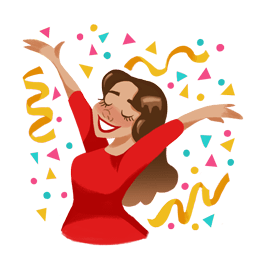 Facebook Fearless and Fabulous Sticker #19