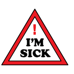 Sticker de Facebook Época de gripe #9