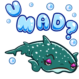 Sticker de Facebook Tiburones con glamour #4