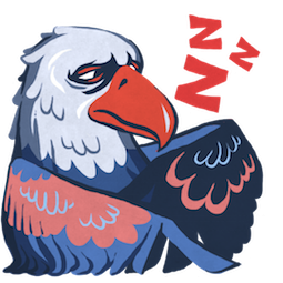 Sticker de Facebook El águila Hal #9