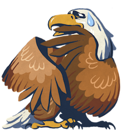 El águila Hal Facebook sticker #13