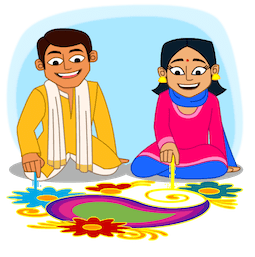 Happy Diwali Facebook sticker #6