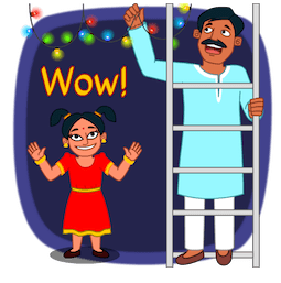 Joyeux Diwali Facebook sticker #7