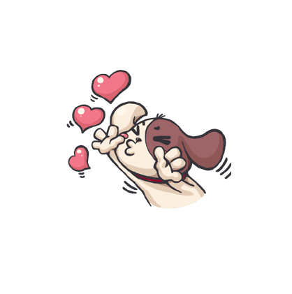 Facebook sticker Love is in the Air #3
