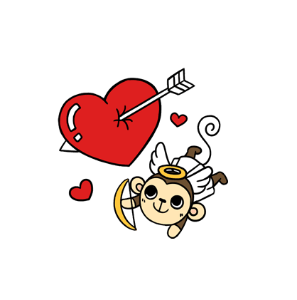 Facebook sticker Love is in the Air #29