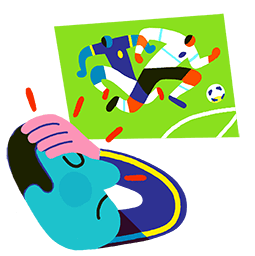 Facebook Love of Soccer Sticker #14