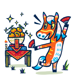 Lunar New Year Facebook sticker #18