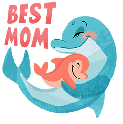 Sticker de Facebook Amor maternal #6