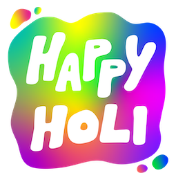 Facebook [Newsfeed] More Together: Holi Sticker #7