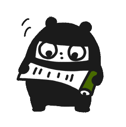 Facebook Ninja Bear Sticker #10