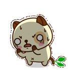 Facebook sticker Pandadog & Friends #44