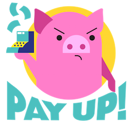 Facebook sticker Pig E. Banks #3