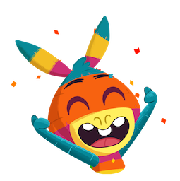 Sticker de Facebook Piñata Poi #14