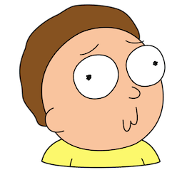 Facebook sticker Rick and Morty #3