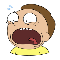 Facebook Rick and Morty Sticker #6