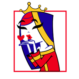 Facebook sticker Royal Flush #3