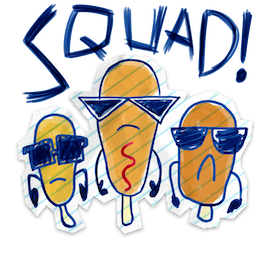 Facebook Scribble Squad Sticker #4