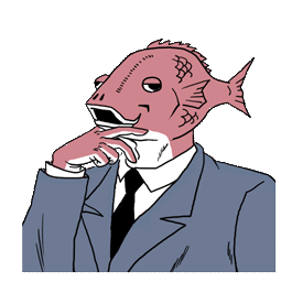 Serious Business Fish Facebook sticker #16