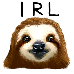 Facebook Sloth Party Sticker #6