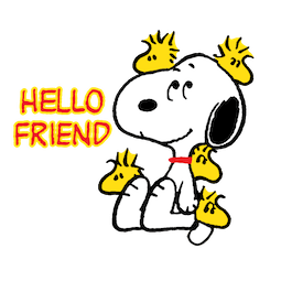 Stickers de Facebook Snoopy y sus amigos