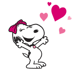 Facebook sticker Snoopy und Freunde #3
