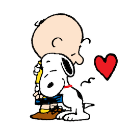 Sticker de Facebook Snoopy y sus amigos #6