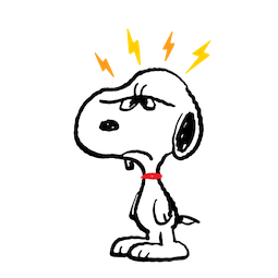Sticker de Facebook Snoopy y sus amigos #8