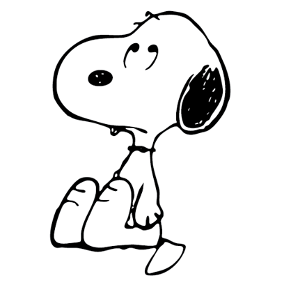 Sticker de Facebook Dilo con Snoopy #5