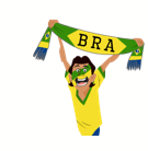 Soccer Scarves (A-F) Facebook sticker #12