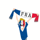 Стикер Facebook Футбольные шарфы (A-F) #32