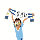 Sticker de Facebook Écharpes de football (G-U) #29