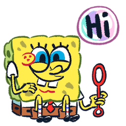 Facebook SpongeBob & Friends Sticker #10