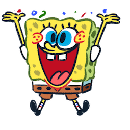 Facebook SpongeBob & Friends Sticker #13