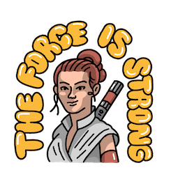 Star Wars: El ascenso de Skywalker Facebook sticker #17